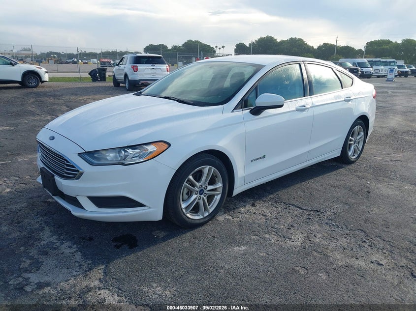 Vin: 3fa6p0uu8jr271561, lot: 46533326, ford fusion hybrid s 20182
