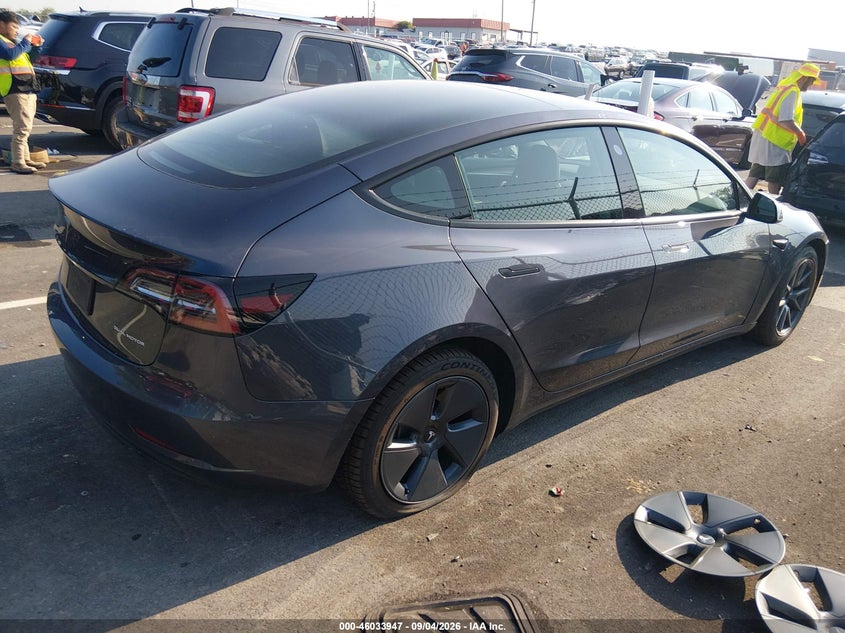 Vin: 5yj3e1eb2nf181352, lot: 46533366, tesla model 3 long range dual motor all-wheel drive 20224