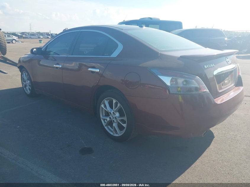 Vin: 1n4aa5ap6dc812858, lot: 46533370, nissan maxima 3.5 sv 20133