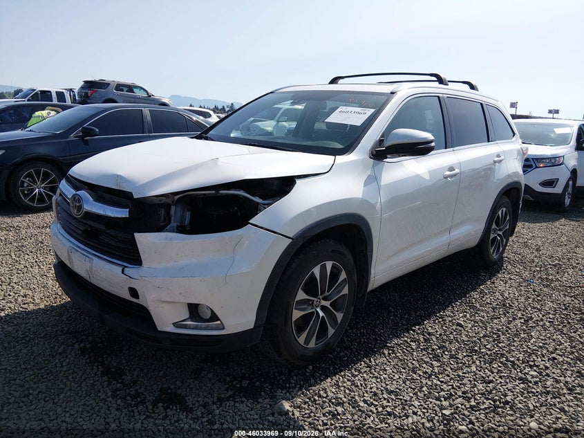 2014 Toyota Highlander, Удар спереди, IAAI, VIN 5TDDKRFH5ES027535 — фото 2