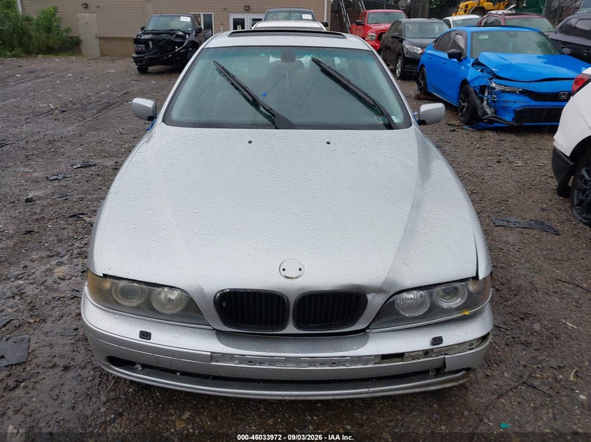 BMW 540I 2002 VIN WBADN53412GF70758
