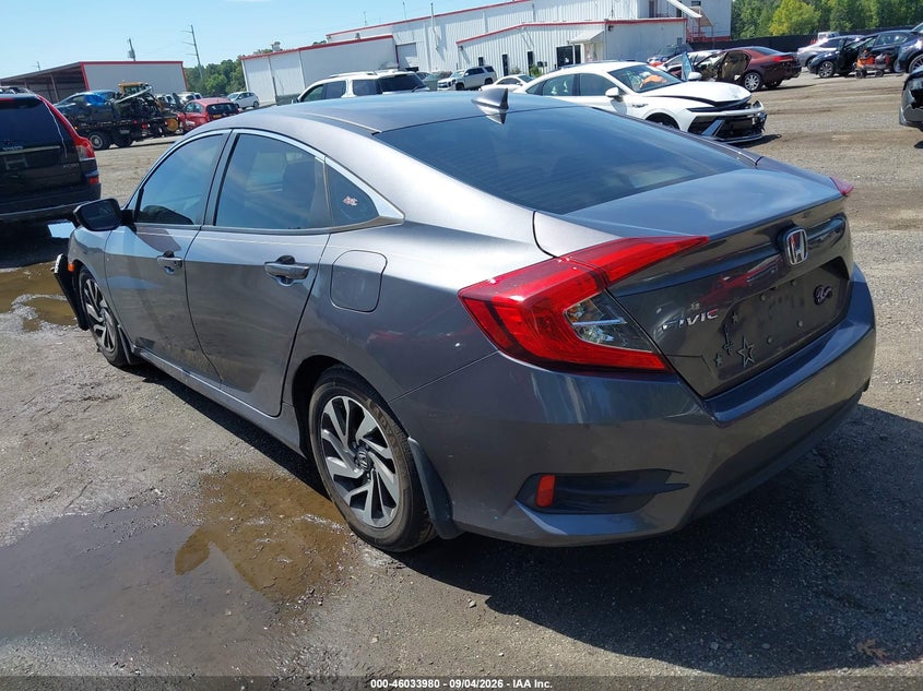 Vin: 19xfc2f71he207890, lot: 46533399, honda civic ex 20173