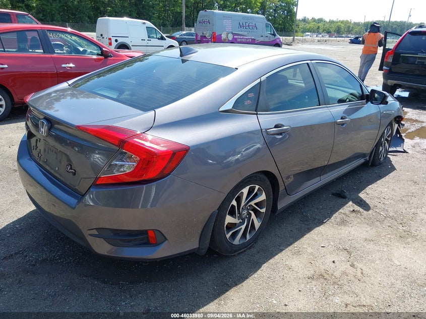 Vin: 19xfc2f71he207890, lot: 46533399, honda civic ex 20174