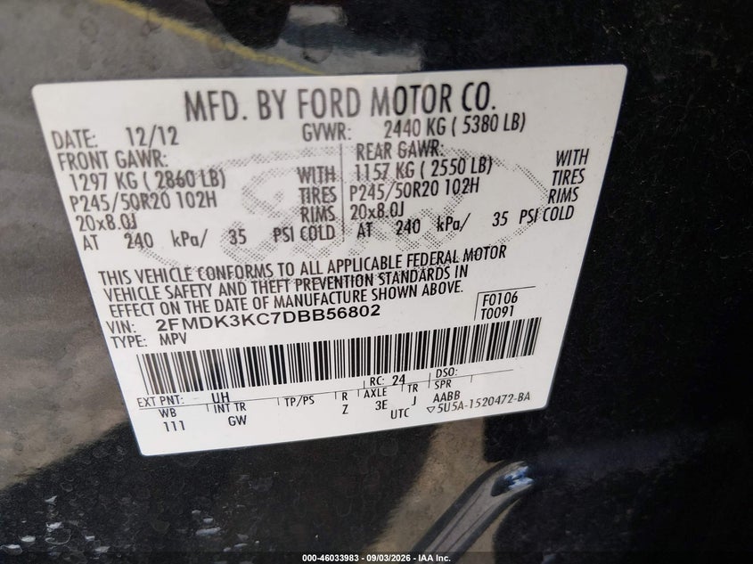 2013 FORD EDGE LIMITED · Фото 9