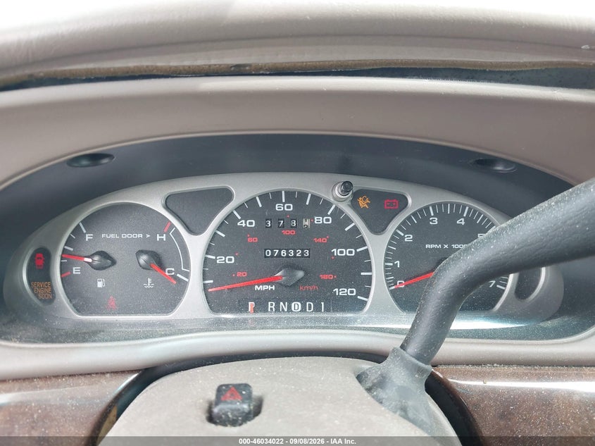 MERCURY SABLE 1999 VIN 1MEFM50U6XA658066