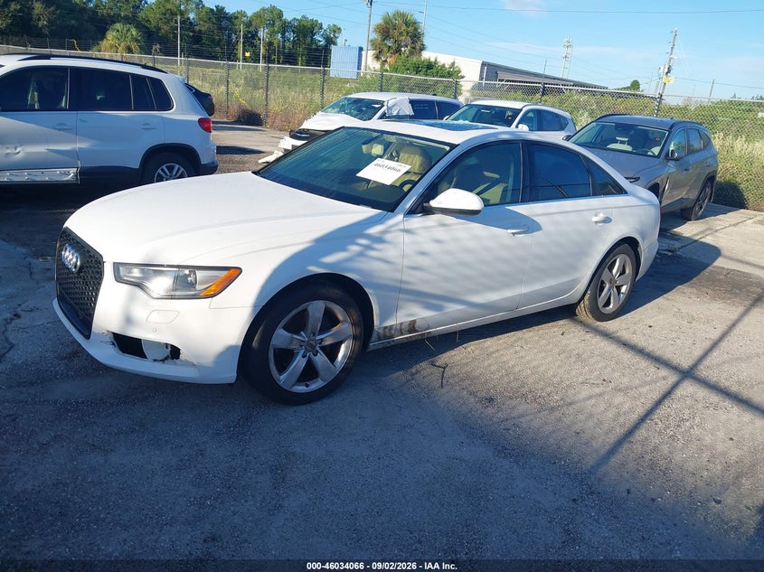 2012 AUDI A6 auction photo 2