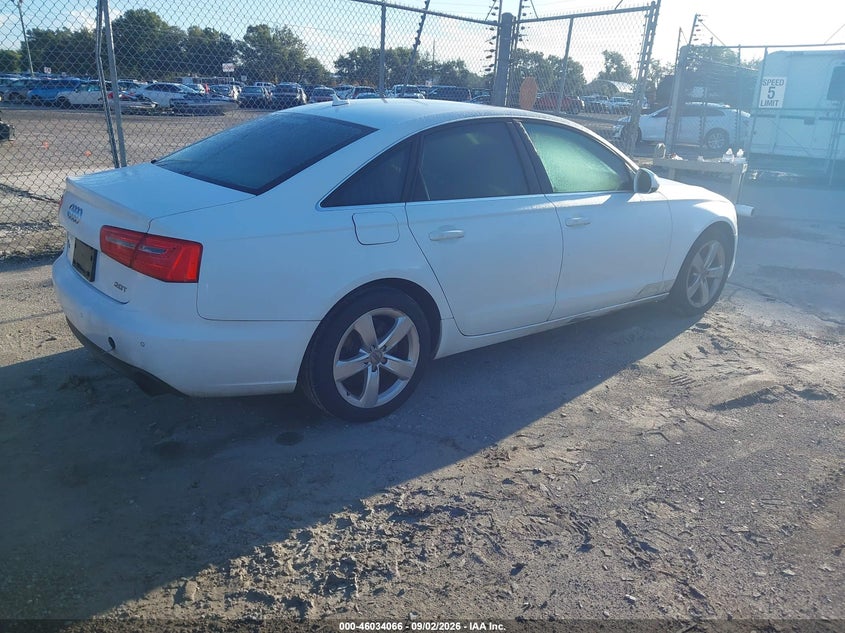2012 AUDI A6 auction photo 4