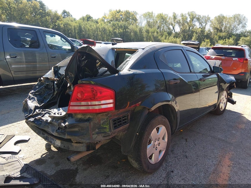 Vin: 1b3cc4fb1an174802, lot: 46533509, dodge avenger sxt 20104