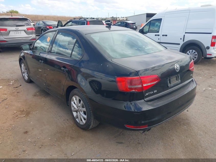 2015 VOLKSWAGEN JETTA auction photo 3