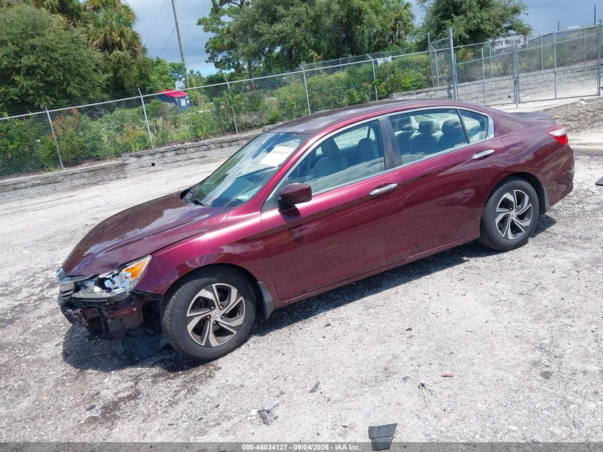 Vin: 1hgcr2f37ha128470, lot: 46533546, honda accord lx 20172