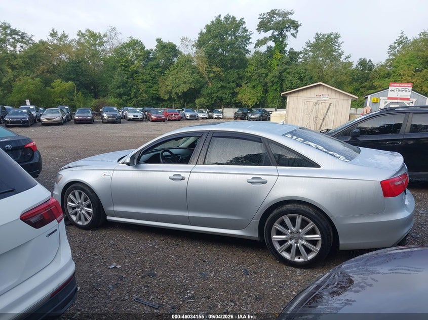 AUDI A6 2012 VIN WAUHGAFC9CN080201
