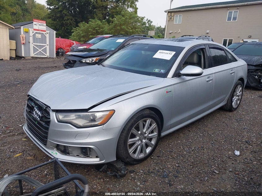 AUDI A6 2012 VIN WAUHGAFC9CN080201