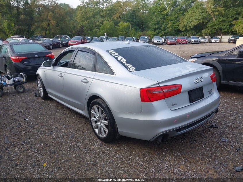 AUDI A6 2012 VIN WAUHGAFC9CN080201