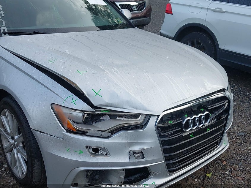 AUDI A6 2012 VIN WAUHGAFC9CN080201