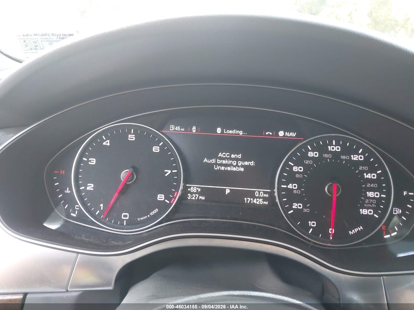 AUDI A6 2012 VIN WAUHGAFC9CN080201