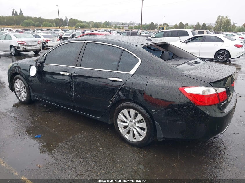 Vin: 1hgcr2f85ea149776, lot: 46533580, honda accord ex-l 20143