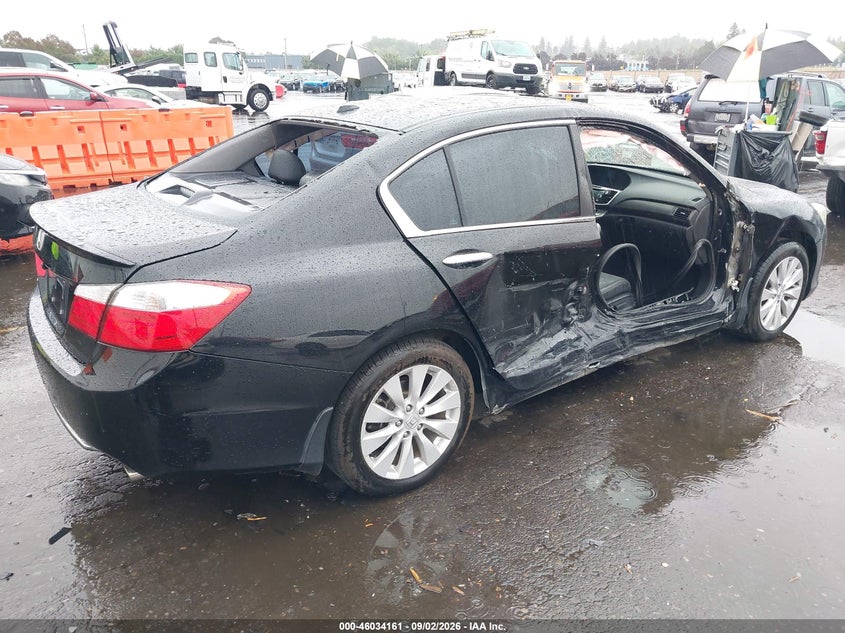 Vin: 1hgcr2f85ea149776, lot: 46533580, honda accord ex-l 20144