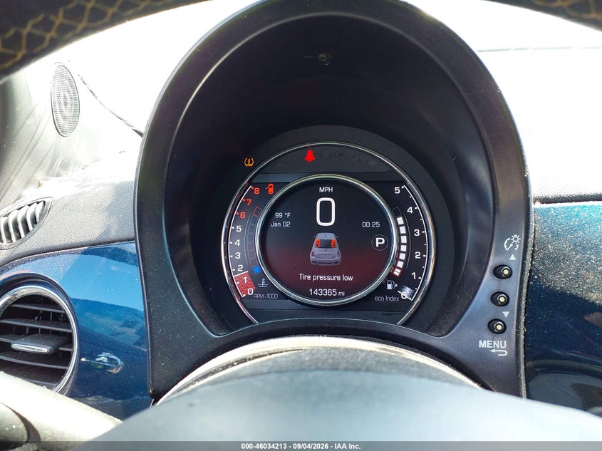 FIAT 500 2015 VIN 3C3CFFHH9FT667710