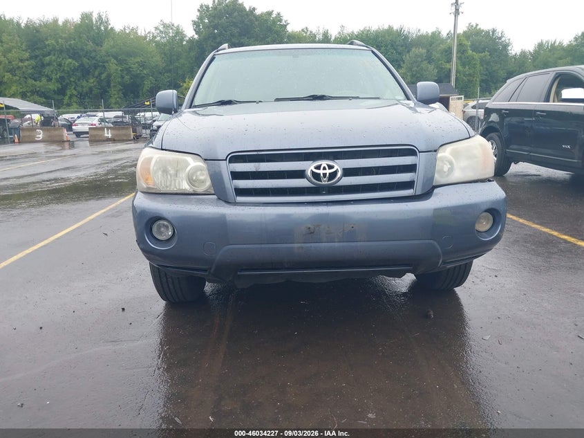 TOYOTA HIGHLANDER 2006 VIN JTEEP21A360161130