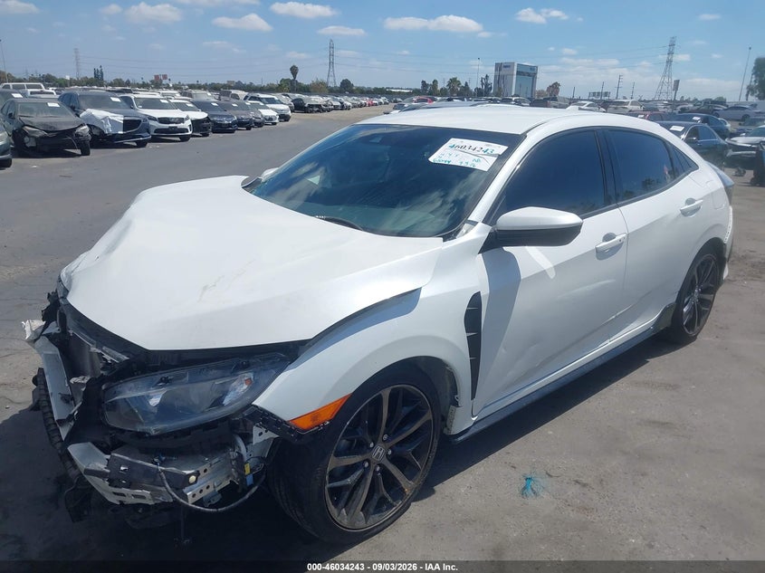 Vin: shhfk7h41lu418902, lot: 46533662, honda civic sport 20202
