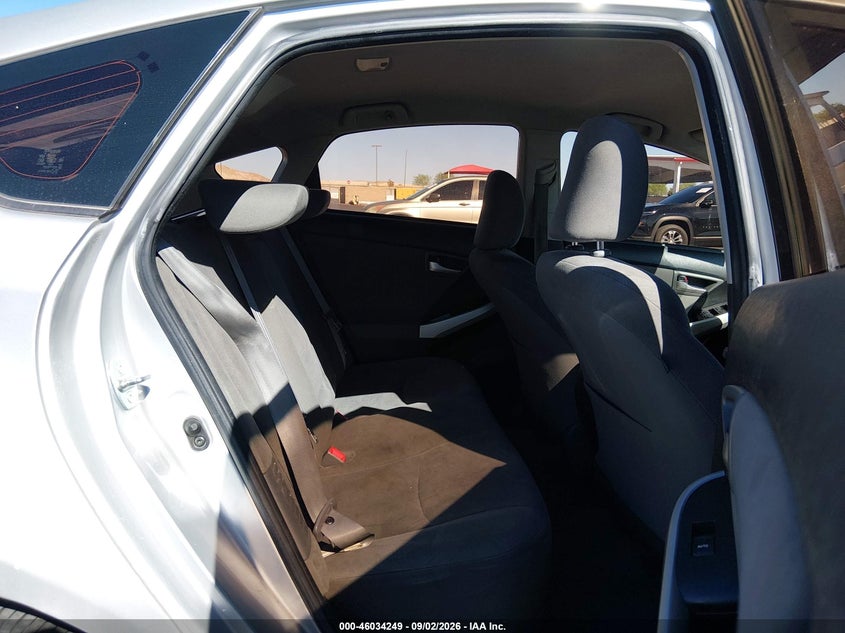2015 TOYOTA PRIUS HATCHBACK 1.8L I-4 DOHC, VVT, REGULAR , 98HP