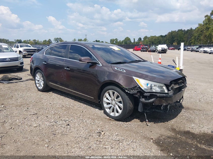 Vin: 1g4gb5g3xff190607, lot: 46533673, buick lacrosse leather 20151
