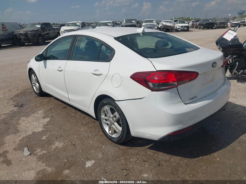 Vin: 3kpfk4a74he041449, lot: 46533677, kia forte lx 20173