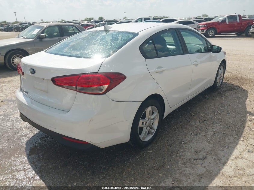 Vin: 3kpfk4a74he041449, lot: 46533677, kia forte lx 20174