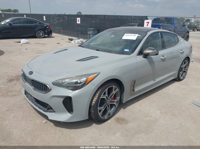 Vin: knae55lc0j6013627, lot: 46533687, kia stinger gt2 20182