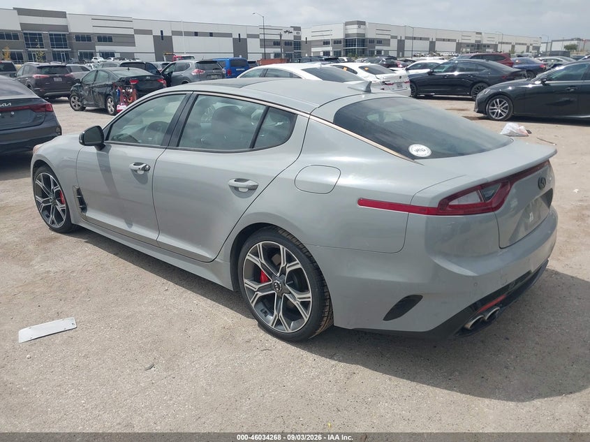 Vin: knae55lc0j6013627, lot: 46533687, kia stinger gt2 20183