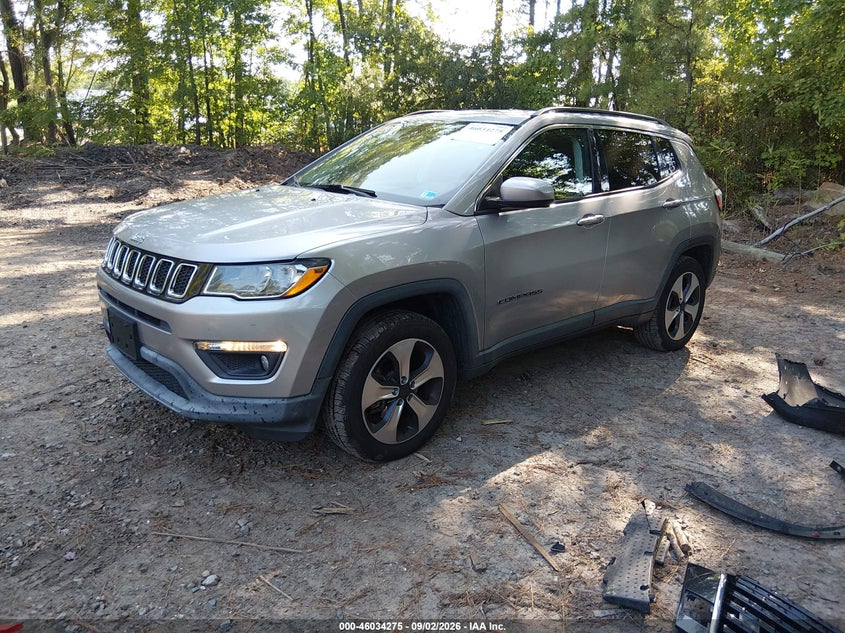 Vin: 3c4njdbb9jt222405, lot: 46533694, jeep compass latitude 4x4 20182