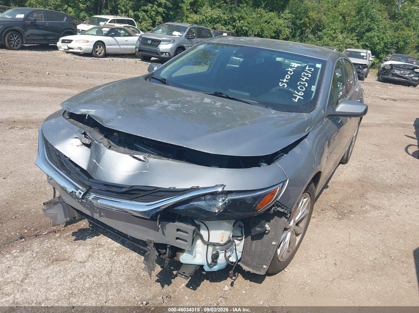 Vin: 1g1zd5st1pf233272, lot: 46533734, chevrolet malibu fwd 1lt 20232