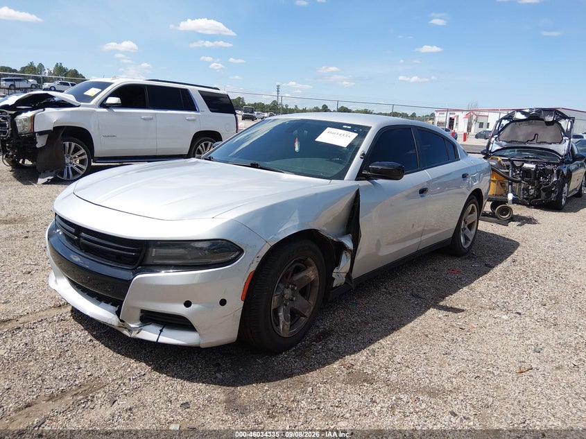 Vin: 2c3cdxat4kh627533, lot: 46533754, dodge charger police rwd 20192