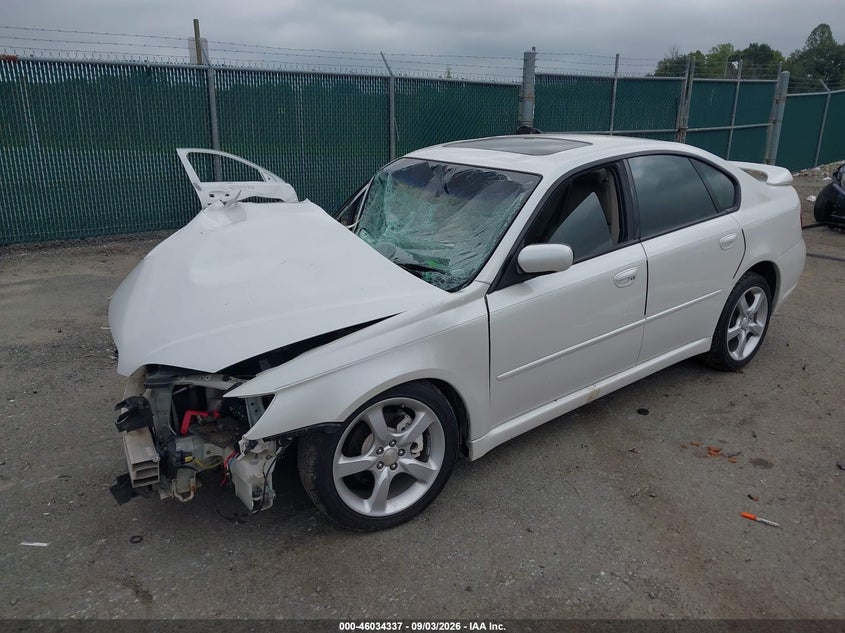 SUBARU LEGACY 2008 VIN 4S3BL626787207251