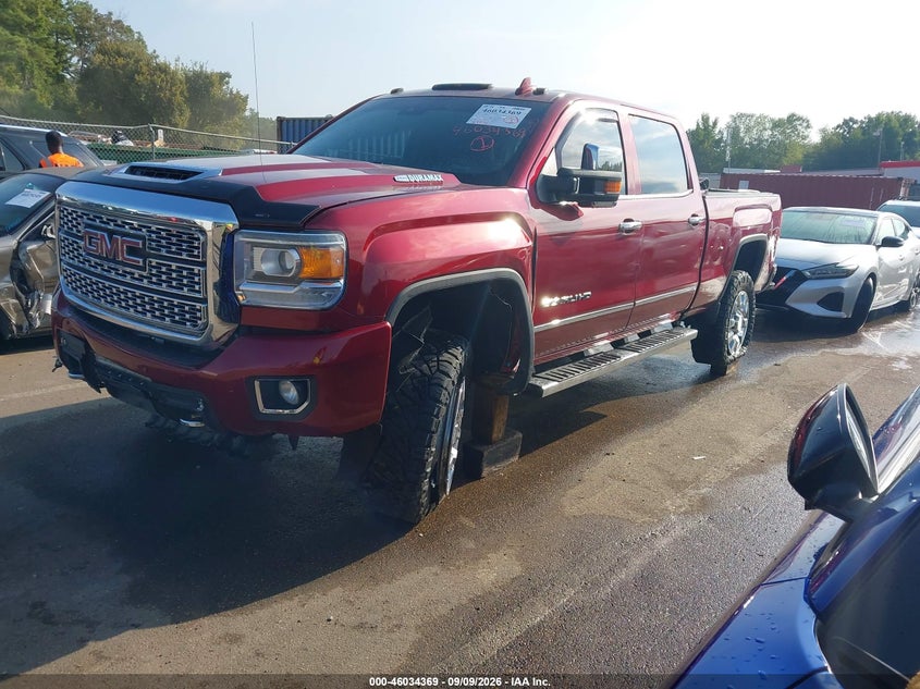 Vin: 1gt12uey3jf108499, lot: 46533787, gmc sierra 2500hd denali 20182