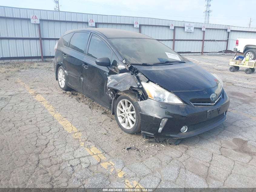 Vin: jtdzn3euxc3181990, lot: 46533809, toyota prius v five 2012 img_1