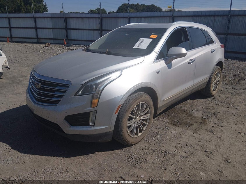 Vin: 1gyknbrs9hz286314, lot: 46533883, cadillac xt5 luxury 20172