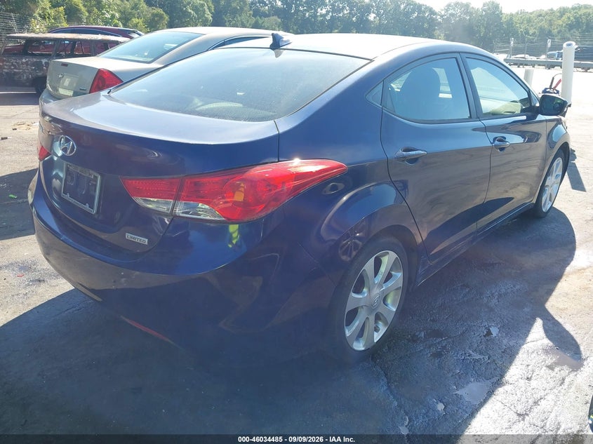 2012 HYUNDAI ELANTRA auction photo 4