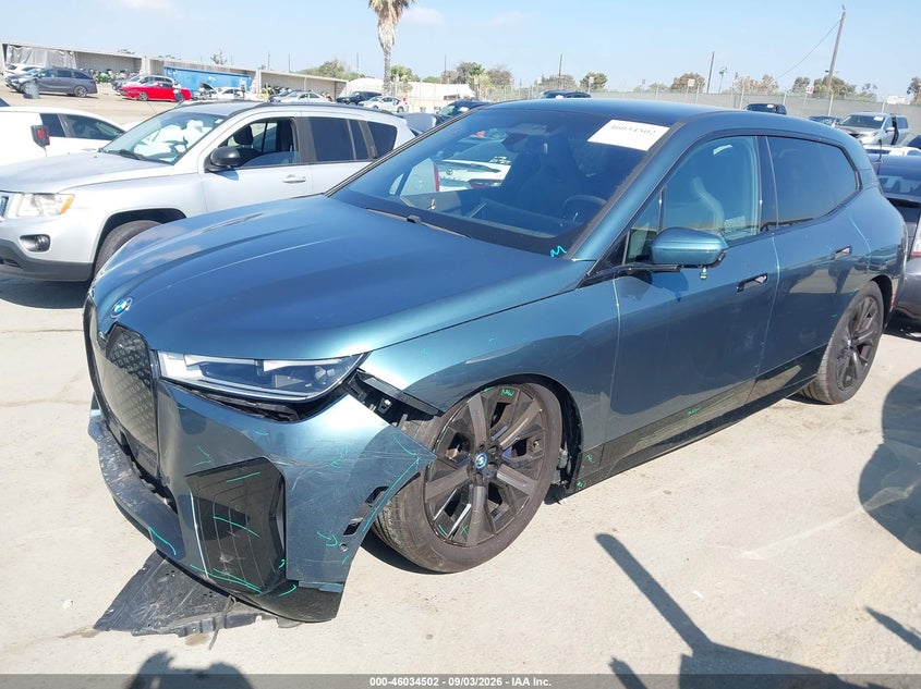 Vin: wb523cf08sct08491, lot: 46533921, bmw ix xdrive50 20252