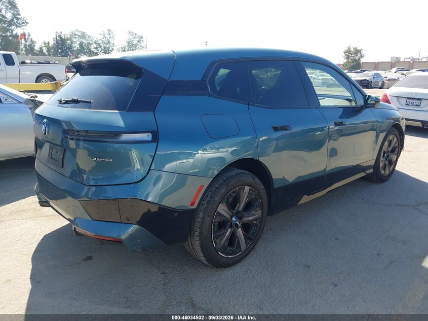 Vin: wb523cf08sct08491, lot: 46533921, bmw ix xdrive50 20254