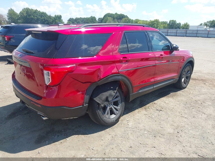 Vin: 1fmsk7dh7pgb87357, lot: 46533962, ford explorer xlt 20234