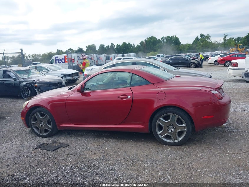 LEXUS SC 430 2007 VIN JTHFN45Y379010642