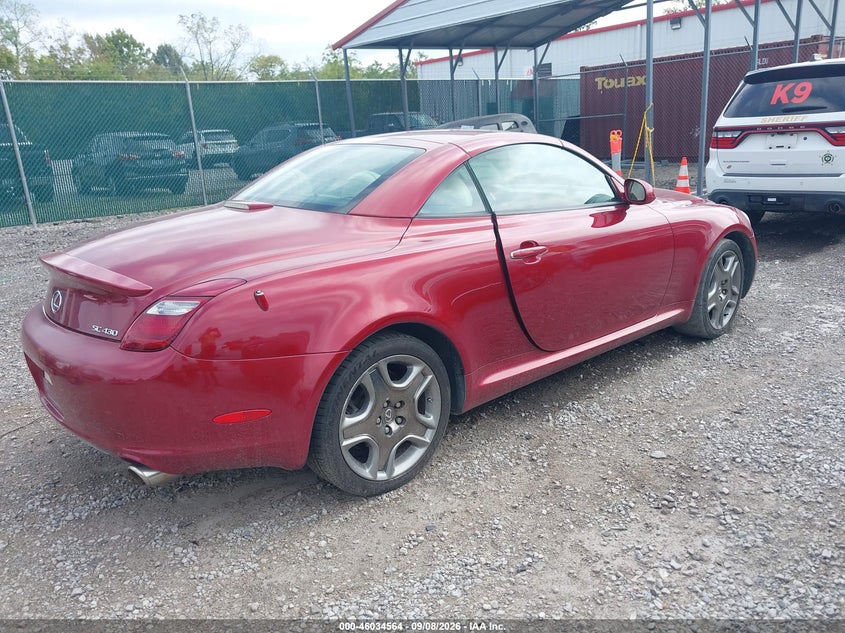 LEXUS SC 430 2007 VIN JTHFN45Y379010642