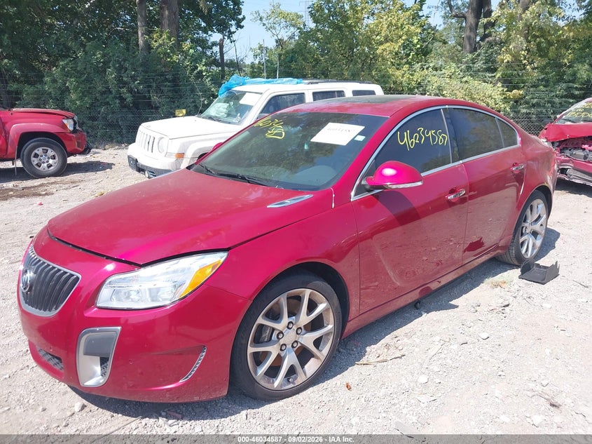 Vin: 2g4gv5gv6c9213717, lot: 46534006, buick regal gs 20122