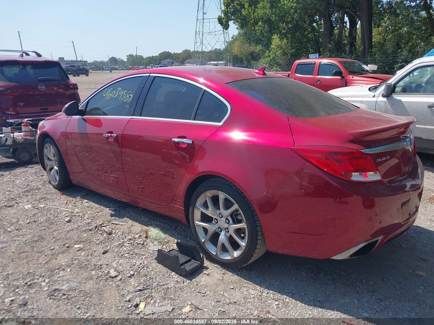 Vin: 2g4gv5gv6c9213717, lot: 46534006, buick regal gs 20123