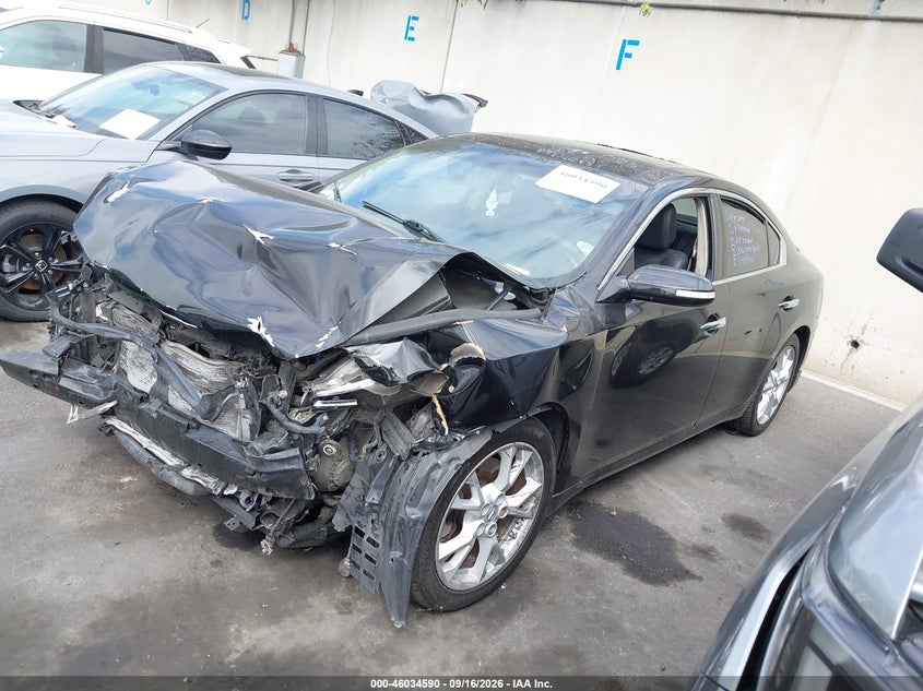 Vin: 1n4aa5ap1dc807891, lot: 46534009, nissan maxima 3.5 sv 20132