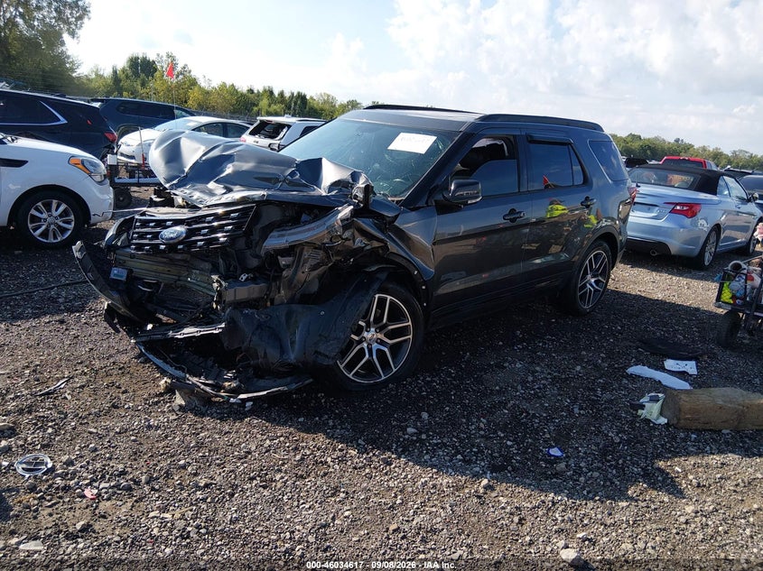 Vin: 1fm5k8gt0hge28146, lot: 46534036, ford explorer sport 20172