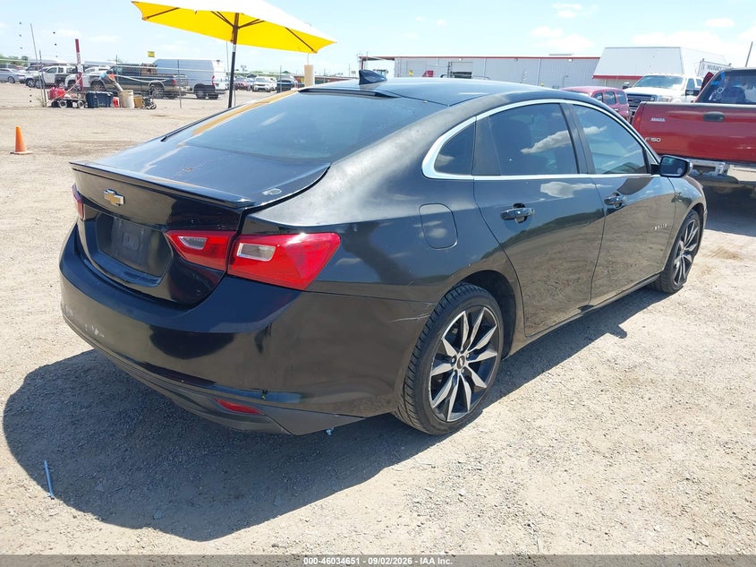 Vin: 1g1zd5st1jf206323, lot: 46534070, chevrolet malibu lt 20184