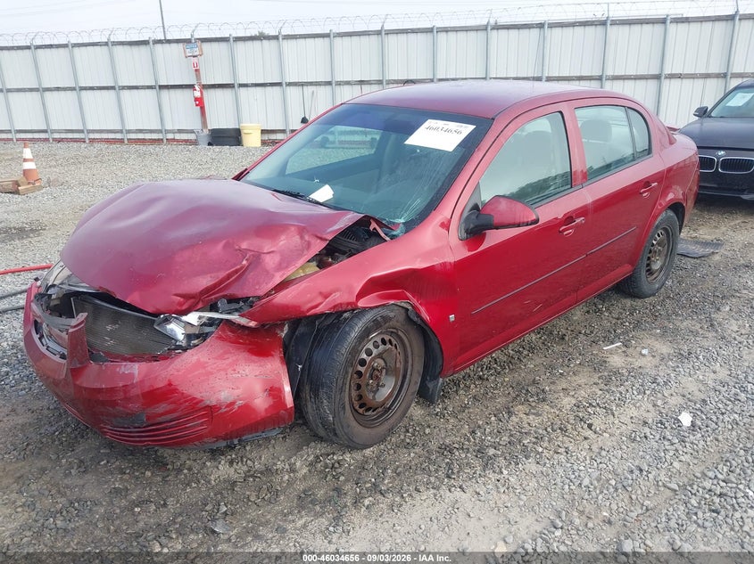 CHEVROLET COBALT 2008 VIN 1G1AL58F087291919