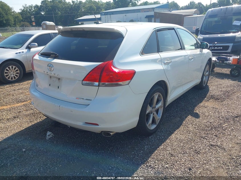 2012 TOYOTA VENZA SPORT UTILITY VEHICLE 3.5L V-6 DOHC, VVT, REGULAR , 268HP